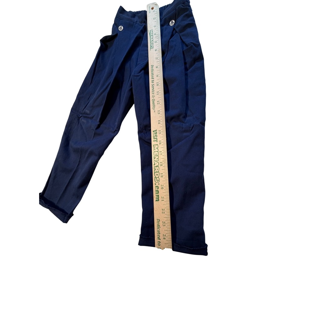 Y2K L.A. Kidders Boys Vintage 3 Piece Nautical Set Cardigan Polo Pants Navy 4T - Picture 9 of 14